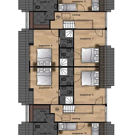 Heide Met Hottub & Sauna | 26 Personen Hébergement de vacances Wekerom