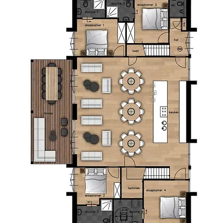 Heide Met Hottub & Sauna | 26 Personen Feriehus *